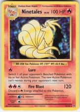 NINETALES 15/108 HOLO RARE EVOLUTIONS POKEMON NM on eBay