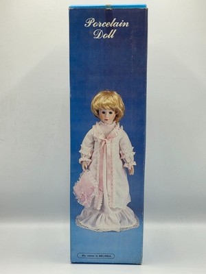 VINTAGE 1990 PORZELLAN PUPPE MELINDA DEKO STÜCK