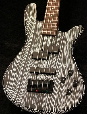 Spector Ns Pulse 4 Satin Ex-Ltd -Black W/White Fill- *Tr272