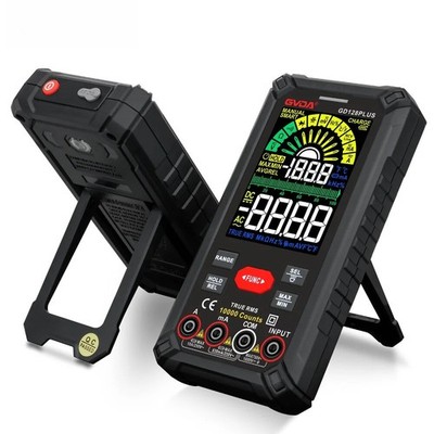 Digital Multimeter True RMS Capacitance Tester Rechargeable Battery Ohm Hz AC DC
