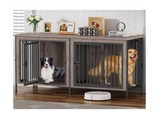 39/78 Inch Large Dog Crate Furniture, TV Stand/Side Table