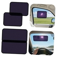 Static Cling Car Sun Shade for Side 4 Pack 2 x 9.84 x 7 in, 2 x 15.7 x 7 in 