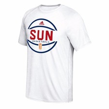 Connecticut Sun Adidas NBA Men's White Climalite Ultimate Practice Tee T-Shirt