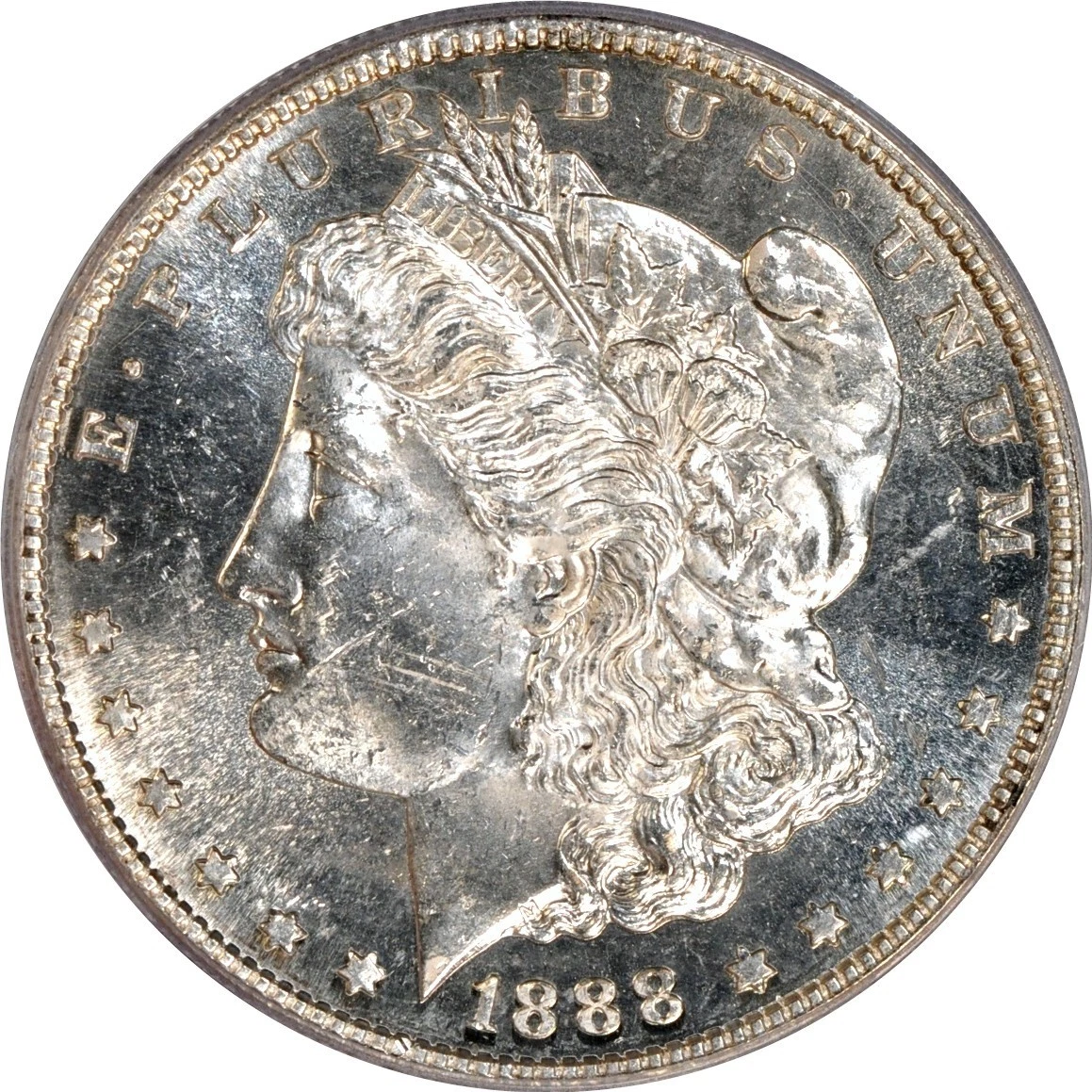 1888-S $1 Morgan Dollar PCGS MS64DMPL