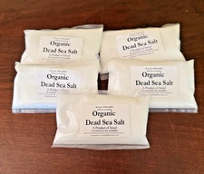 Lot of Dead Sea Salt - Five (5) 8oz/226g packages - from Israel