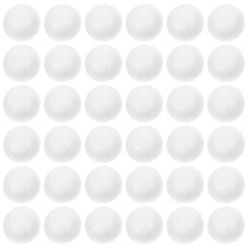White Foam Balls 2.5cm for Crafting and Decoration - Lot of Styrofoam