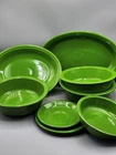 Fiestaware SHAMROCK Large Serving Platters, Bowls. 7 Pieces