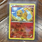 2012 Pokemon CHARMANDER Boundaries Crossed REVERSE HOLO Black White Card 18/149