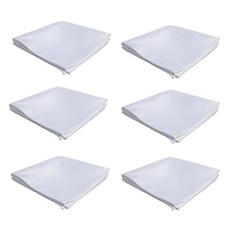Mens Pocket Squares 6 PK Solid Color Handkerchiefs Wedding Party Suit Accessory