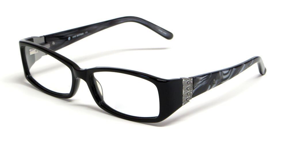 Calabria Vivid 4018 Designer Reading Glasses Black Marble White