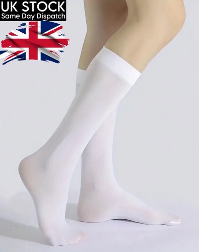 2 4 10 Pairs Ladies Knee High Pop Socks Trouser Sexy Silky Soft Black 20D 40D - Picture 2 of 18