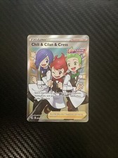 Chili & Cilan & Cress (Full Art) 258/264 Swsh08: Fusion Strike Holo Pokemon NM