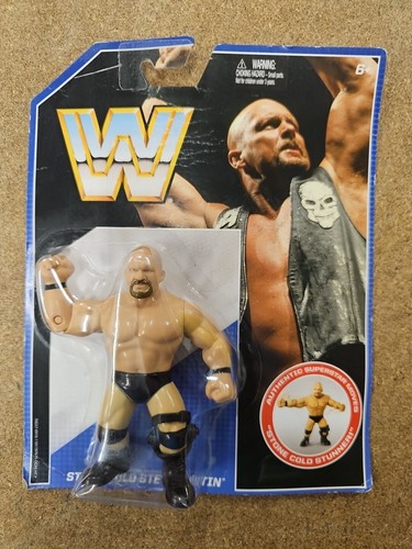 WWE Retro Series Stone Cold Steve Austin Action Fi...