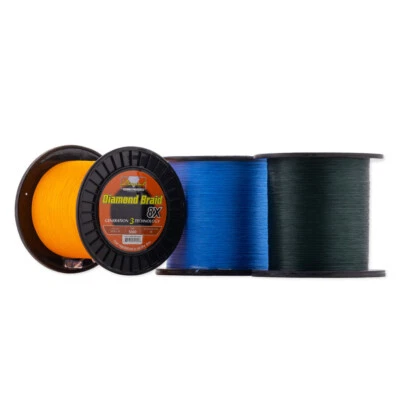 600 Yard Spools - Diamond Braid Generation III - Solid 8x