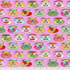 Free Spirit Tula Pink "Curiouser & Curiouser" Tea Time Wonder *By The Half Yard*
