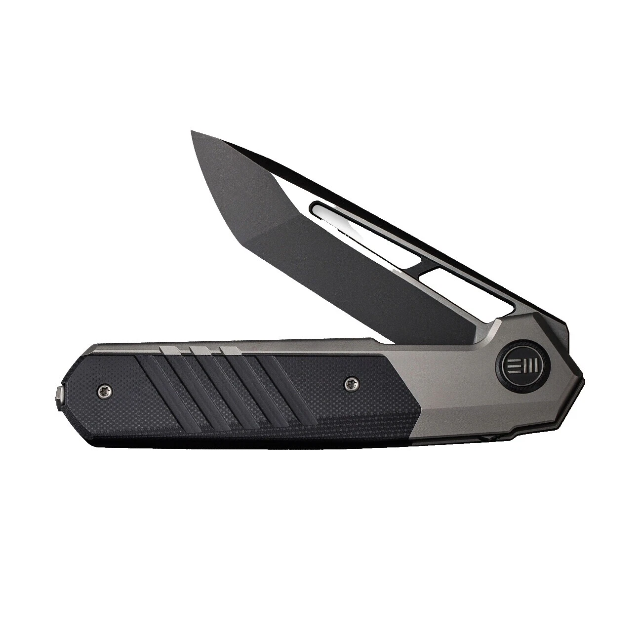 Stainless Steel Blade Tanto Titanium Handle Collectible Folding Knives