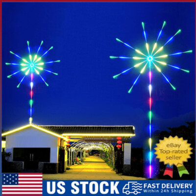 Smart Firework LED Strip Lights RGB APP WIFI Bluetooth Remote Control 360 LED US