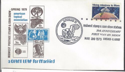 1979 10th Anniversary Apollo XI, Riesensprung für die Menschheit, Midwest S&C 4 - Bild 1 von 1
