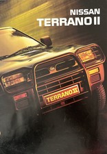 Nissan Terrano 2 Uk Preview Brochure 1993 Inc Lx Slx Models