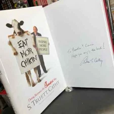 ‘02 Andrew T. Cathy Signed Book “Doing Business..” - Chik Fil A CEO - Hardcover