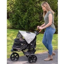 PET GEAR NO-ZIP AT3 PET STROLLER-FREE SHIPPING IN THE U.S.