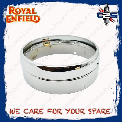 Original Royal Enfield Stirnlampe Innen- & Außenrand für Classic 350 Bullet 3...