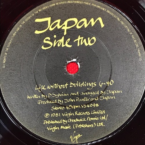 JAPAN The Art Of Parties 1981 UK 7" vinyl single record David Sylvian 45 B - Picture 3 of 4