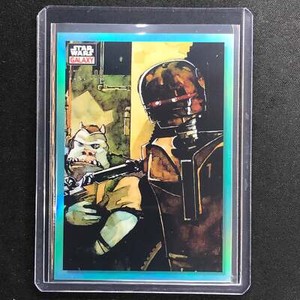 2023 Star Wars Galaxy Chrome THE TORTURE DROID Base Aqua 174/199 #20
