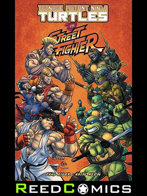 TEENAGE MUTANT NINJA TURTLES VS STREET FIGHTER GRAPHIC NOVEL Collects #1-5