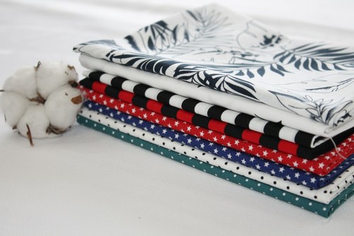 8 Stück Baumwollstoff Patchwork Stoffe DIY 50x70 cm "Geschenkset 2" Stoffpaket - Bild 10 von 12