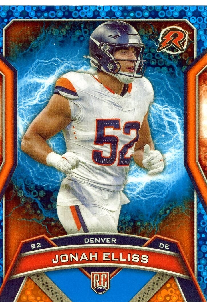 2024 Topps Resurgence BLUE ORANGE SPARK Refractor #128 Jonah