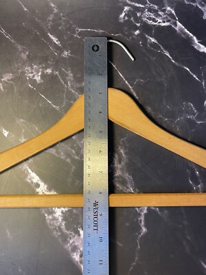 Vintage Wood Brent Menswear Clothes Hanger Montgomery Ward