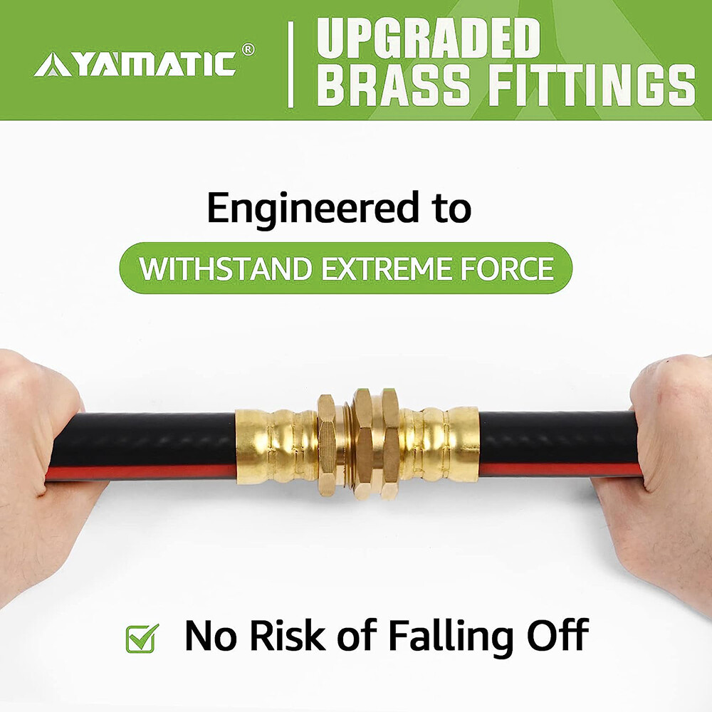 YAMATIC Medium Duty Garden Hose 5/25/50/75/100 ft 300psi AllWeather Water Hose eBay