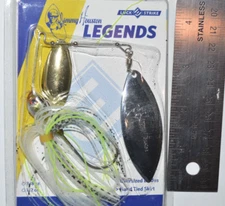 luck e strike spinnerbait 1/2oz double willowleaf spot remover NEED FIXING