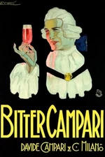 Vintage Bitter Campari Print Advertising Aperitif Poster Poster Poster Poster