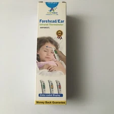 Amplim No Touch Professional Forehead and Ear Thermometer, Non-Contact Digital