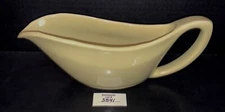 Bauer Los Angeles Pottery Gravy Sauce Boat Dish Avocado Green Vintage 10"
