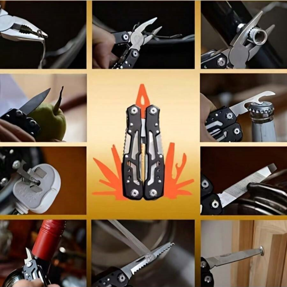 14-in-1 MINI Multitool Pliers Rugged & Practical Portable Pocket ...