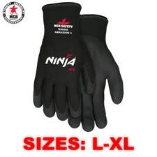 MCR Memphis N9690 Ninja Ice Cold Weather Insulated Work Gloves Sizes: L-XL 