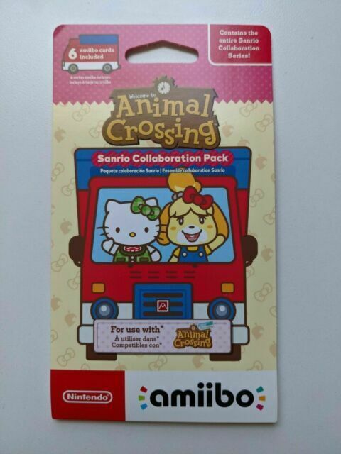 Nintendo amiibo Animal Crossing Sanrio Hello Kitty Collaboration Pack - 6 Cards 