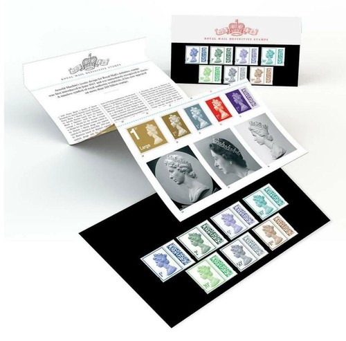 GB 2022 DEFINITIVE BARCODE LV MACHIN PRESENTATION PACK No 118 MINT STAMP SET - Picture 4 of 5