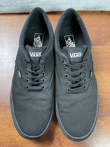 Vans Basic Old Skool Sneaker Shoes Mens 13 Low Lace Up Off The Wall Black 751505 - Picture 9 of 15