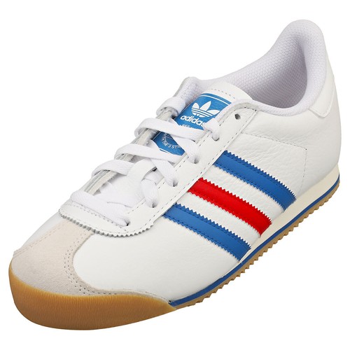 adidas K 74 Unisex White Blue Red Sneaker - 38 2/3 EU