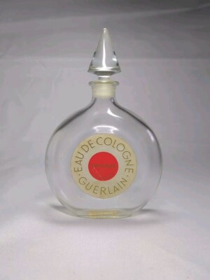Vintage Guerlain Shalimar Montre Watch Flacon Bottle Empty 3 oz 1967-72