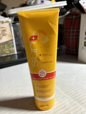 Avon Sun+ Sunscreen Lotion Broad Spectrum SPF 25 Water Resistant 8 fl oz. -NEW