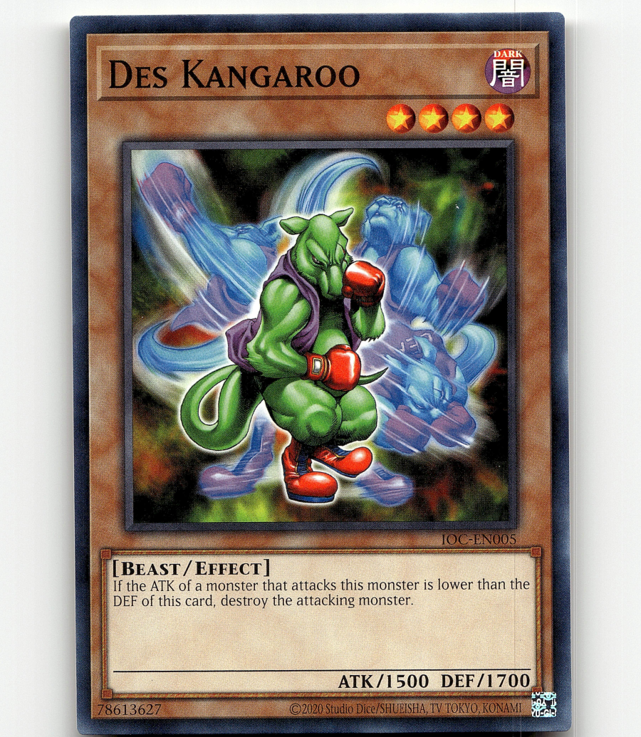 遊戯王　トウケイ　④ Yugioh - Des Kangaroo - Invasion of Chaos 25th Anniv. | eBay