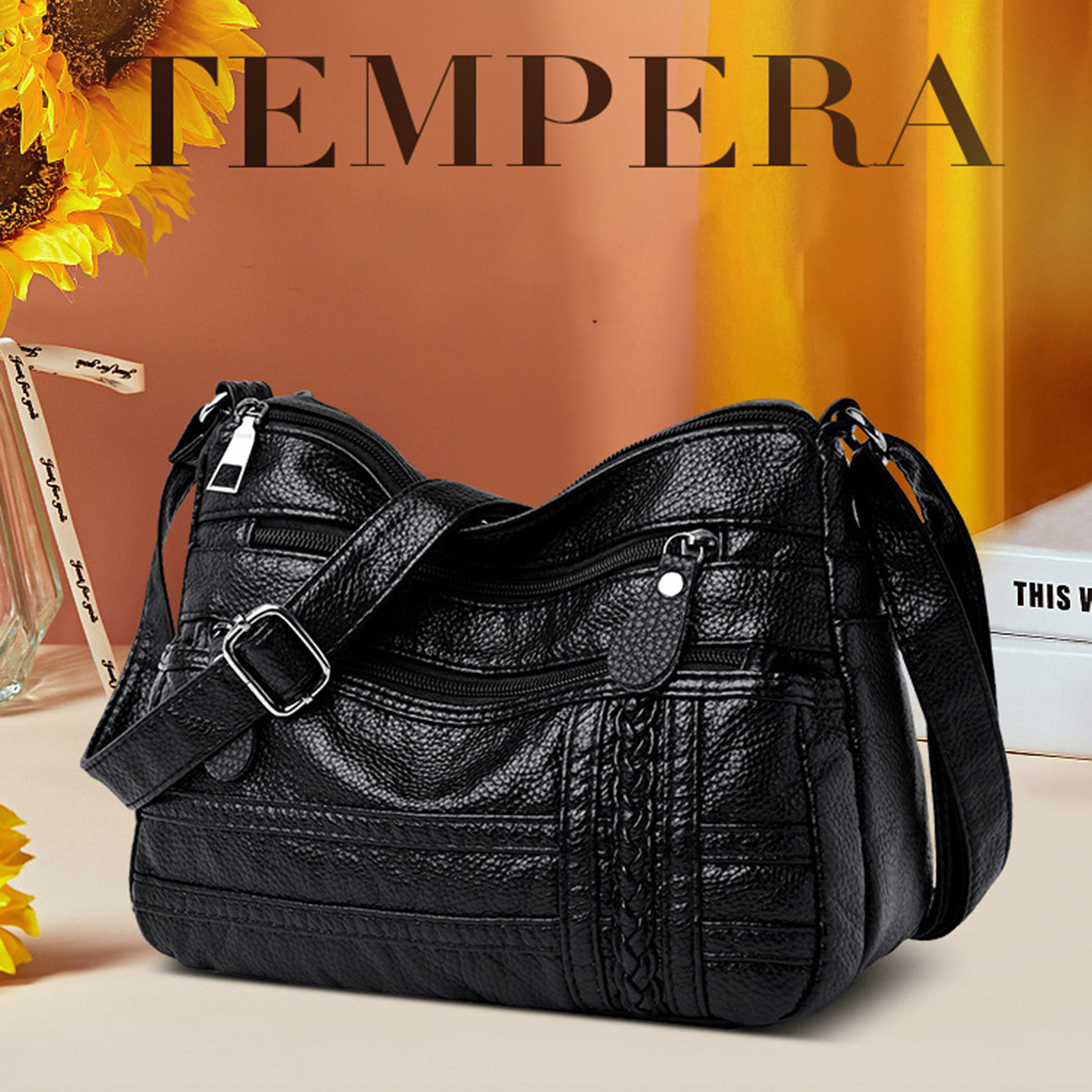 ISuperb Travel Crossbody Bag For Women - Polyester Messenger Shoulder Bag, Adjustable Strap - View #3