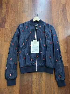 NWT LOVE MOSCHINO Embroidered Ladybug Denim Baseball Bomber Jacket US 6 | eBay NWT LOVE MOSCHINO Embroidered Ladybug Denim Baseball Bomber Jacket US 6 | eBay