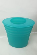 TUPPERWARE J 18 Junge Welle Flaschen-/ Getränkekühler Sektkühler grün 23 cm H