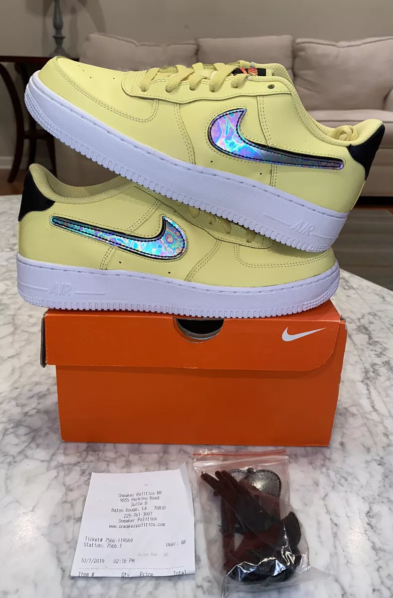 HOW TO: INTERCHANGEABLE DESIGNER VELCRO SWOOSH CUSTOM ON AIR FORCE 1's ! 